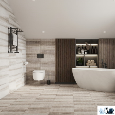 Плитка напольная Belani Grunge дымчатый 41,8 х 41,8 см под дерево Береза керамика