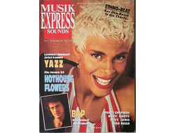 Musikexpress Sounds Magazine September 1988 Yazz, U2, Иностранные музыкальные журналы, Intpressshop