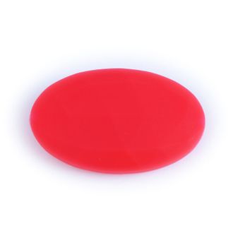 Силиконовый Овал плоский 40х25 мм Красный