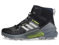 Adidas Terrex Swift R3 Mid Gore-Tex Termo Grey Black Neon зимние