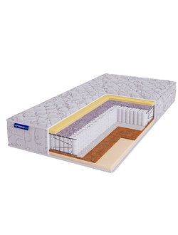 Анатомический Матрас MyCloud Memory Double, Майклауд Премиум Дабл, независимый блок, термофиксированный фетр и белый войлок, 4см меморикс, комфортнее облака