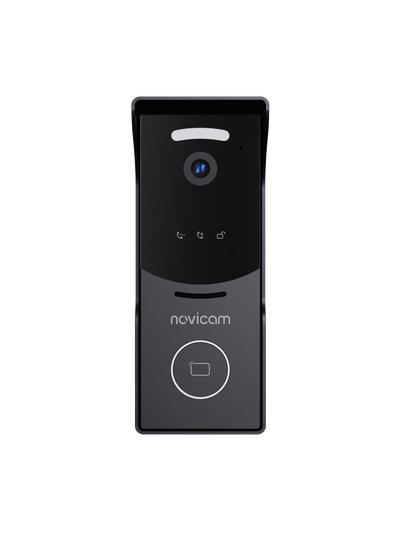 STRICT MR IP WIFI BLACK - IP вызывная панель 2.1 Мп со СКУД и WIFI, встроенный регистратор (фото) встроенный считыватель Mifare (Tuya/Smart Life)