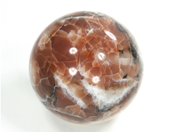 Шар Агат, Кварц, Халцедон, Бразилия (55 мм, 256 г) №29962