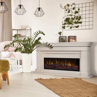 Линейный камин Ontario WT с очагом Beverly 1000