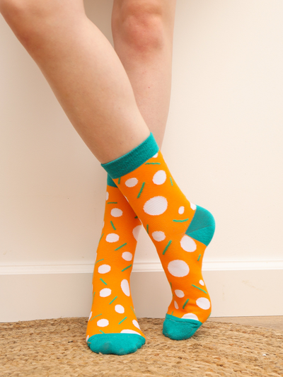 НОСКИ ПРИЯТНО "КРУГИ НА ОРАНЖЕВОМ"