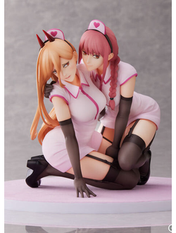 Фигурка 1/7 Пауэр и Макима (Power, Makima Nurse Ver.)