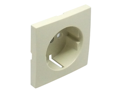 Efapel 90632 TMF, Лицевая панель розетки 2К+З, со шторками, бежевая