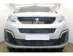 Защита радиатора Peugeot Traveller 2017- боковые black