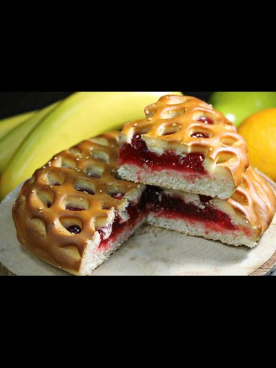 Мини пирог с Брусникой и Яблоком (500 гр)
