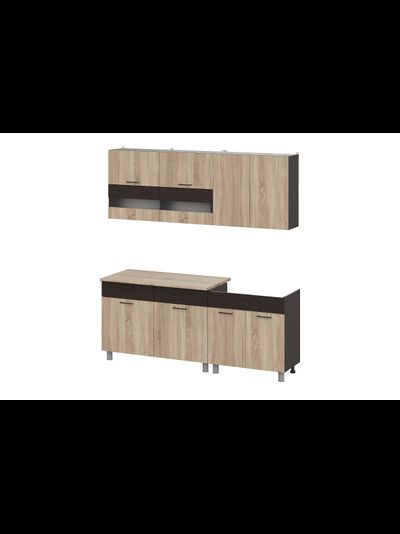 Босфор (2000) Дуб Венге/Дуб Сонома кухонный гарнитур