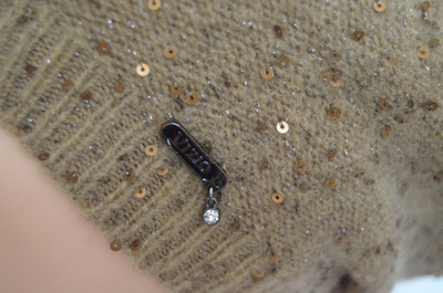 Пайетки на итальянском берете Vizio Collezione фото