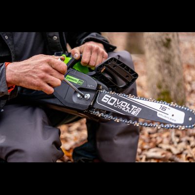Цепная аккумуляторная пила Greenworks GD60CS40K4 set