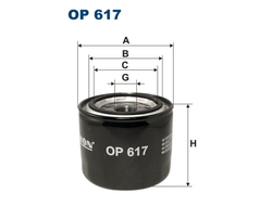 Фильтр масляный корпусной OP617