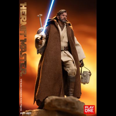 ПРЕДЗАКАЗ - Оби-Ван Кеноби (Звездные Войны, Star Wars) - Коллекционная фигурка 1/12 SCALE Hermit Master Jedi (POT-007) - Play One twelve ?ЦЕНА: 14200 РУБ.?