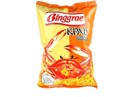 Чипсы БИНГРЭ Краб (Binggrae) 50гр