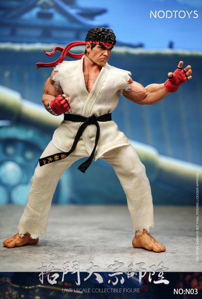 ПРЕДЗАКАЗ - Рю (серия Street Fighter) - Коллекционная фигурка 1/6 Fighting Grandmaster Ryu (NOD-N03) - NODTOYS ?ЦЕНА: 24500 РУБ.?