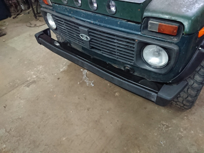 Бампер передний силовой стальной в сборе ZST Вольф-Стелс (08 black)