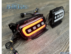 Противотуманки Toyota Land Cruiser Prado 150 LED черные (3 режима)