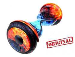 Гироскутер SmartBalance 10,5" ORIGINAL 2020 (самобаланс, приложение, bluetooth), цвет Red Blue Fire