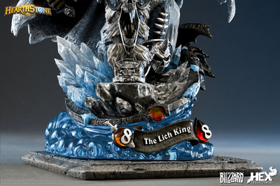 Король-Лич (серия Warcraft, HearthStone) - КОЛЛЕКЦИОННАЯ СТАТУЯ 1/10 The Lich King (HEXHS002) - HEX Collectibles x Blizzard