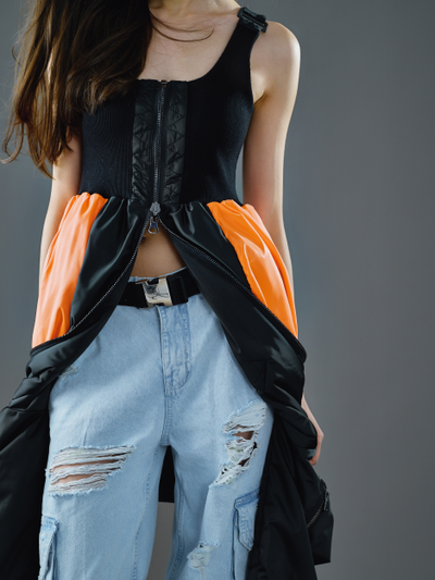 Бомбер Reverse Черный