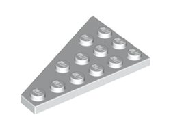 Wedge, Plate 6 x 4 Right, White (48205 6254604)