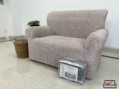 Чехол на 2хм диван Микрофибра Бриллиант. Защита для мягкой мебели от животных.