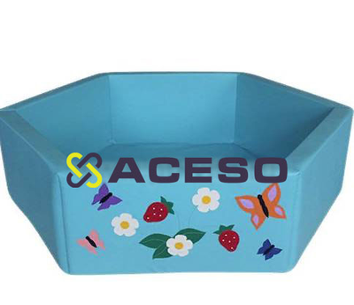 «Сухой бассейн «Шестигранник» с аппликацией