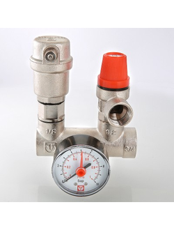 Группа безопасности для котла Valteс 3 бар резьба 1" VT.460.0.0