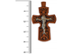 Крест Православный, дерево-серебро, 21