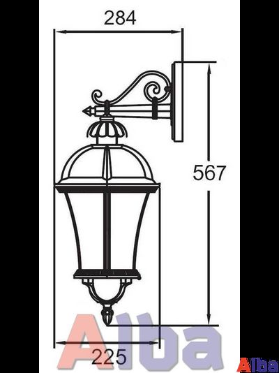 Rome L 95202 Gb Парковый светильник