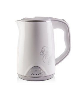 Чайник электрический с двойными стенками GALAXY GL 0301 белый