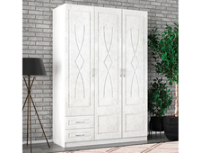 Шкаф для одежды 3-створчатый с ящиками