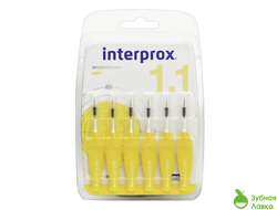 МЕЖЗУБНЫЕ ЁРШИКИ INTERPROX (1.1 MM)