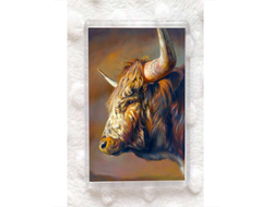 Магнит с символикой "Быка" №7