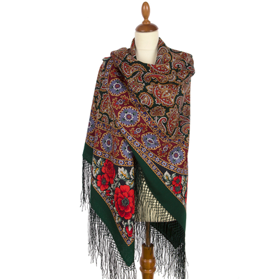 Павловопосадский платок Вернисаж 1976-9