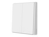 Умный выключатель (двухклавишный, с нулевой линией) Xiaomi Aqara Wall Light Switch D1 ZigBee (QBKG24LM)