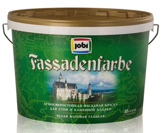 R5 фасадная краска 10л FassadenFarbe JOBI