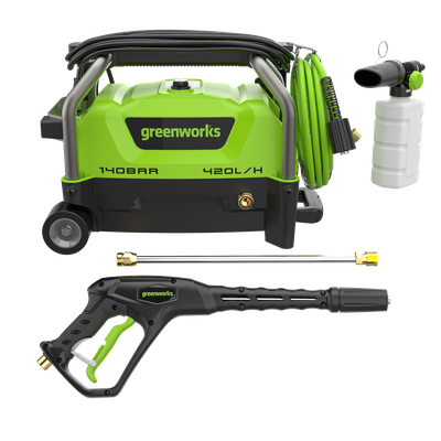 Мойка высокого давления электрическая Greenworks PW3140, 140 бар