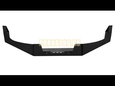 Передний силовой бампер серии Туризм на Chevrolet NIVA 2002-2020 (02.106.01)
