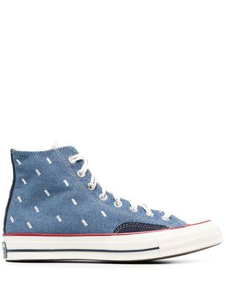 Кеды Converse синие с белым