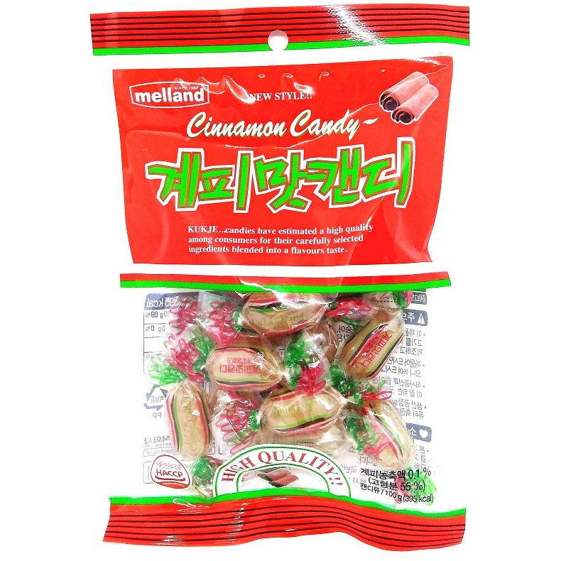 КАРАМЕЛЬ с корицей «Cinnamon candy» (Ю. Корея) 100 г