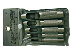 Набор пробойников 6-14 мм  (6,8,10,12,14 мм), 5 предметов