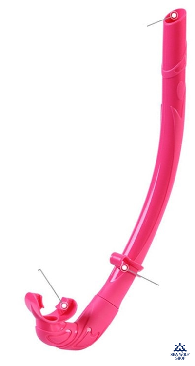 Трубка для дайвинга Sea Wolf силиконовая мягкая