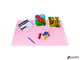 Клеёнка настольная ПИФАГОР для уроков труда, ПВХ, розовая, 69×40 см. 228115