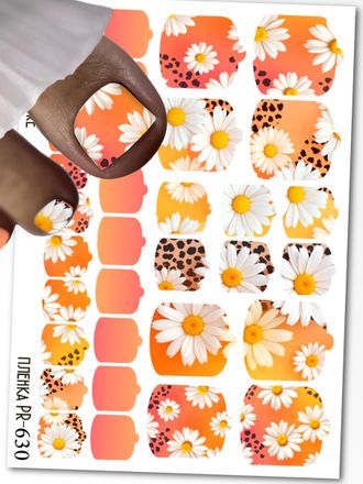 Пленки для педикюра 9,5*13,5 см PR-630