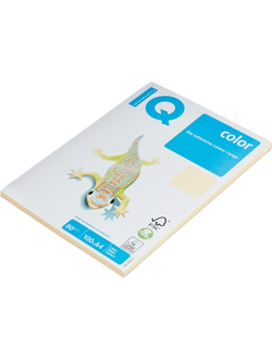 Бумага цветная IQ COLOR (А4,80г,CR20-кремовый) пачка 100л.