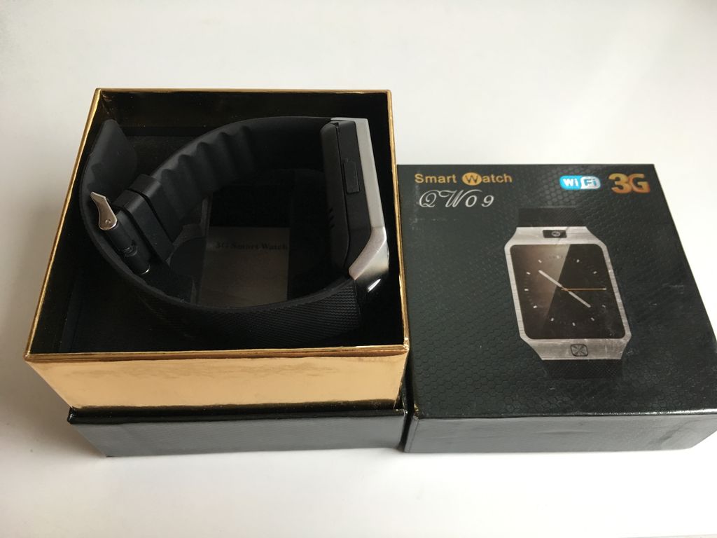 Tenfifteen QW09 3G Smartwatch Android 4.4 1.54 дÑйма MTK6572 1.2GHz Dual Core 512MB RAM 4GB ROM