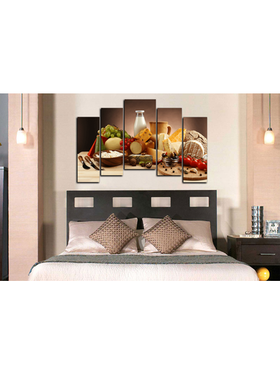 Модульная картина "Сытное ассорти"