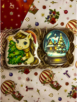 Набор лошадка и снежный шарик